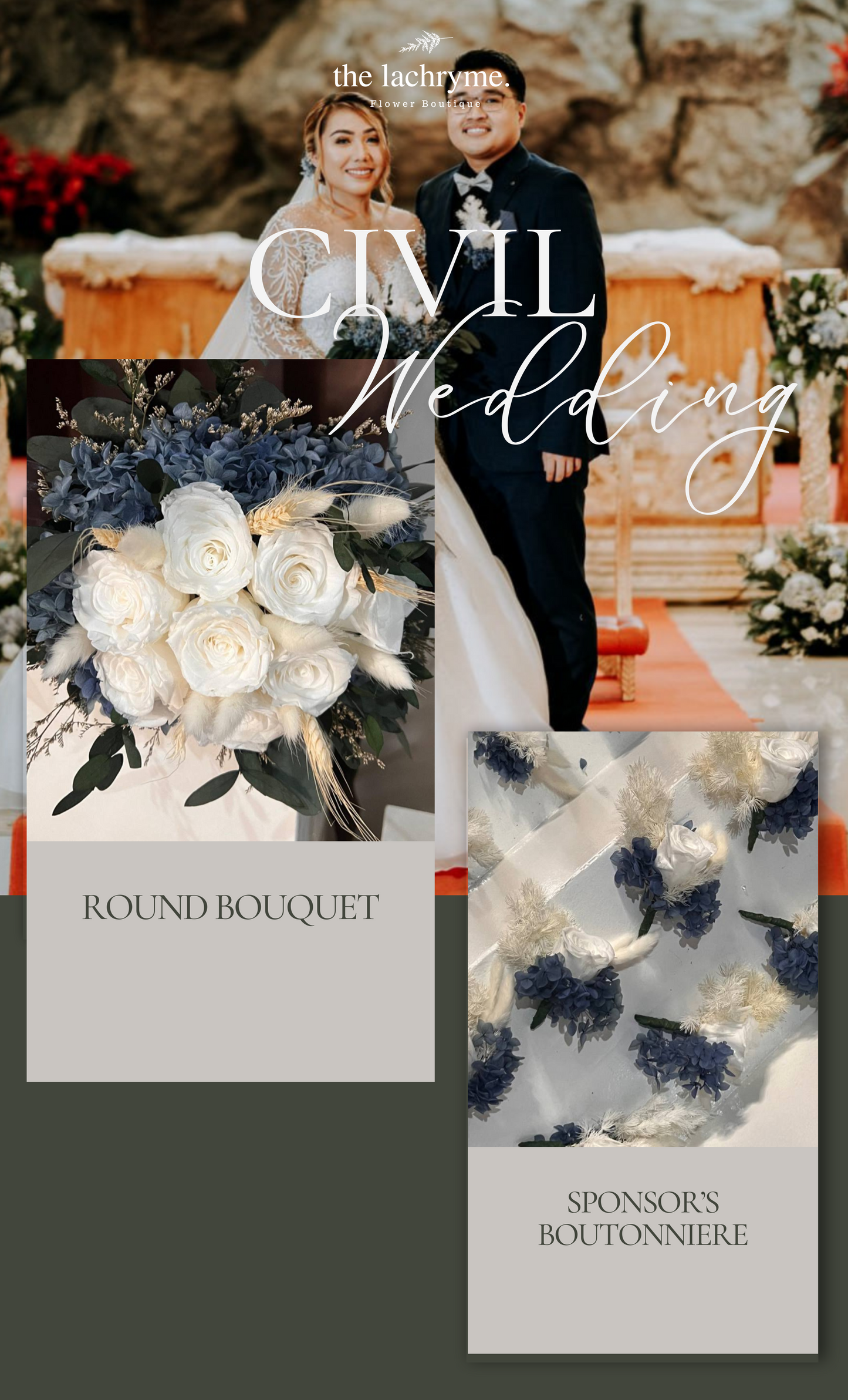 Petals of Forever Wedding (Round)