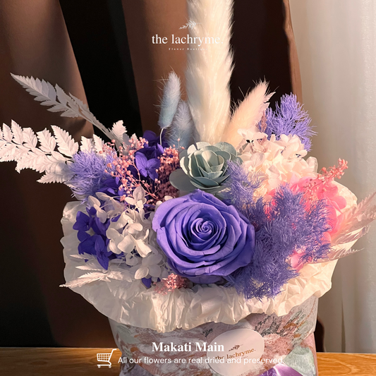 Galene Mermaid | Dried & Preserved | Round Blooms in Tall