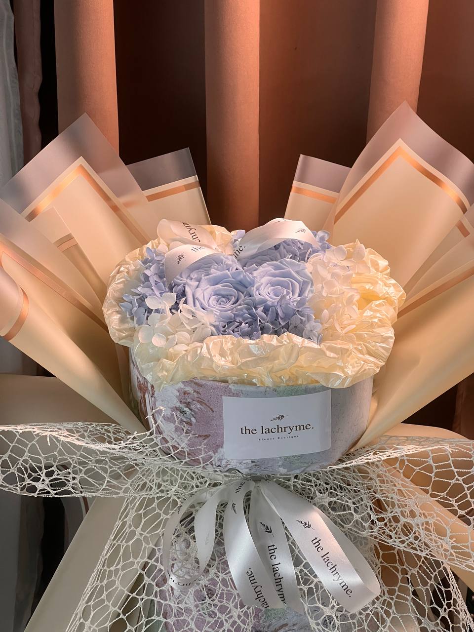 Cepheus in Blue | Preserved Roses | Round Blooms in Grand