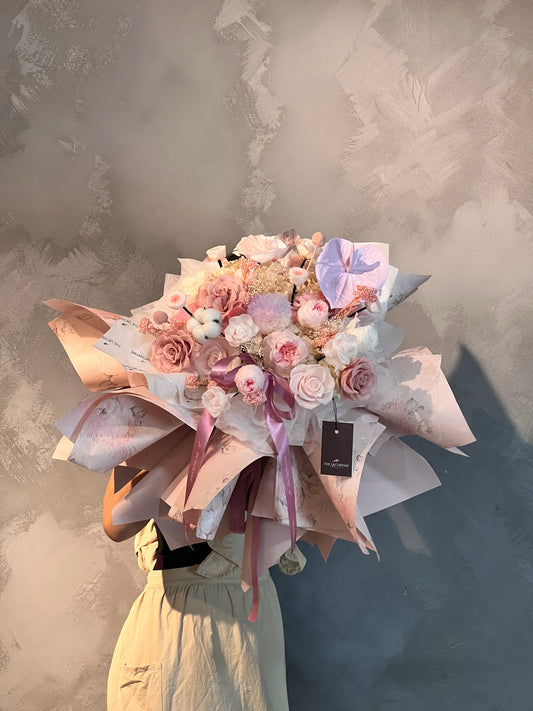 Gehlee's Garden | Preserved Roses, Peonies, and Dahlia | Round Blooms in Luxurious
