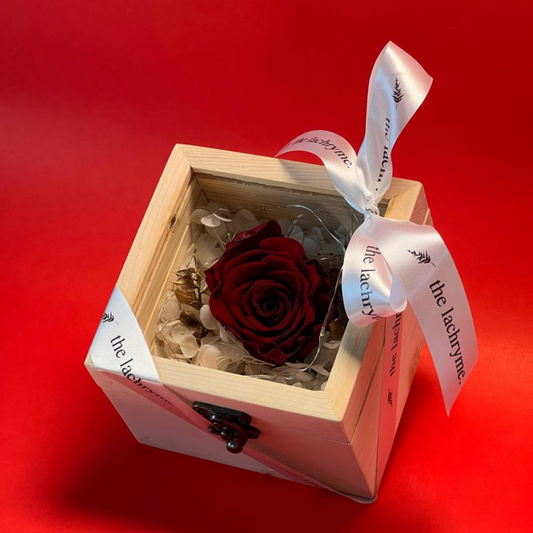 Fleur in Wine Red | Boxed Blooms | Small