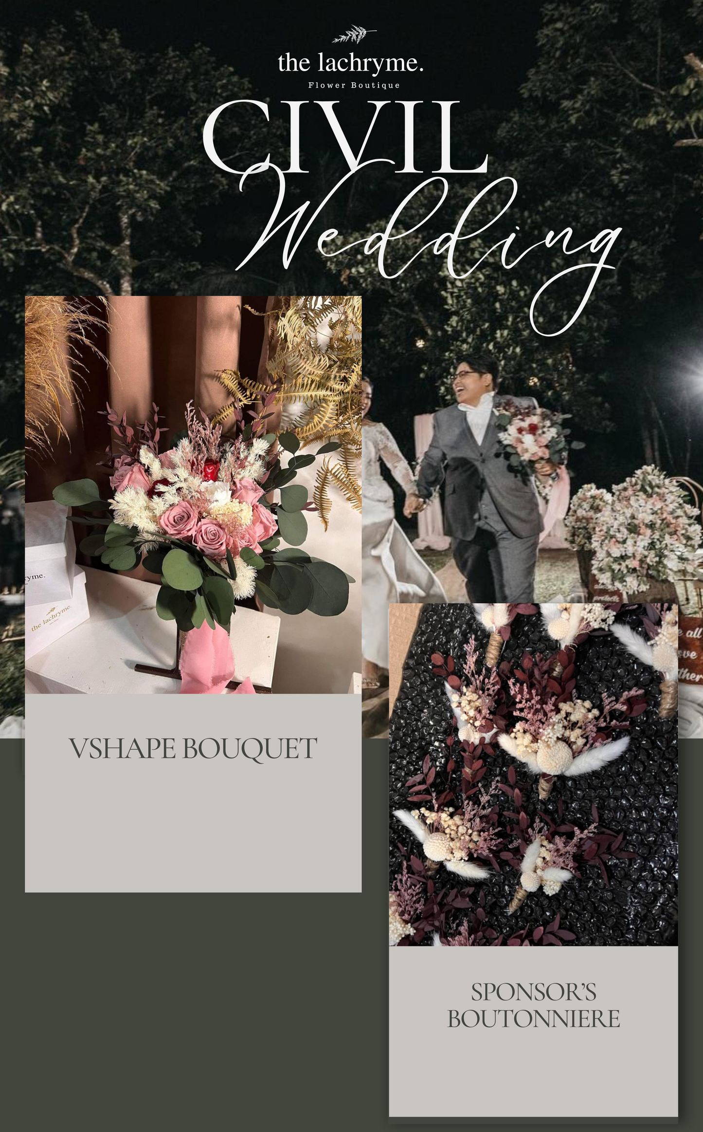 Secret Garden Wedding (V-Shape)
