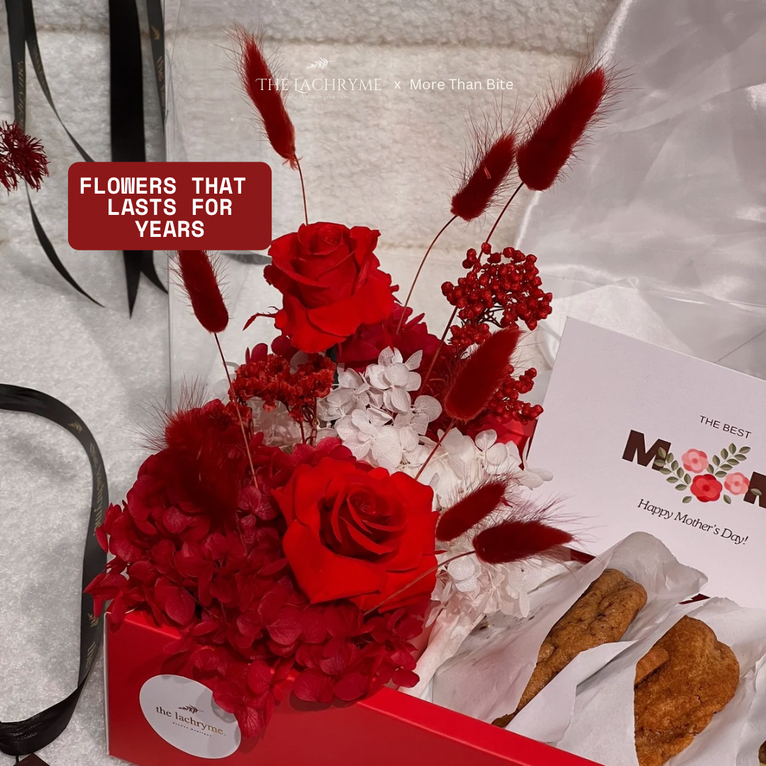 More Than Bite | Dried Flowers & Cookies | Pre-order