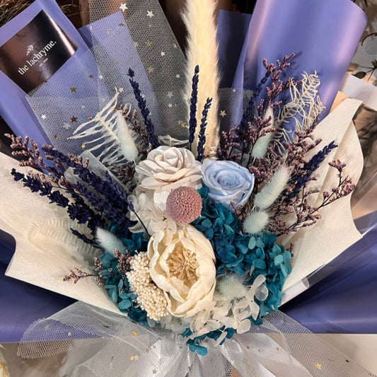 Midnight | Dried & Preserved Blooms | Petite