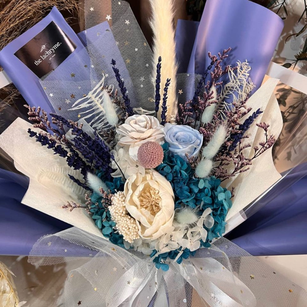 Midnight | Dried & Preserved Blooms | Petite