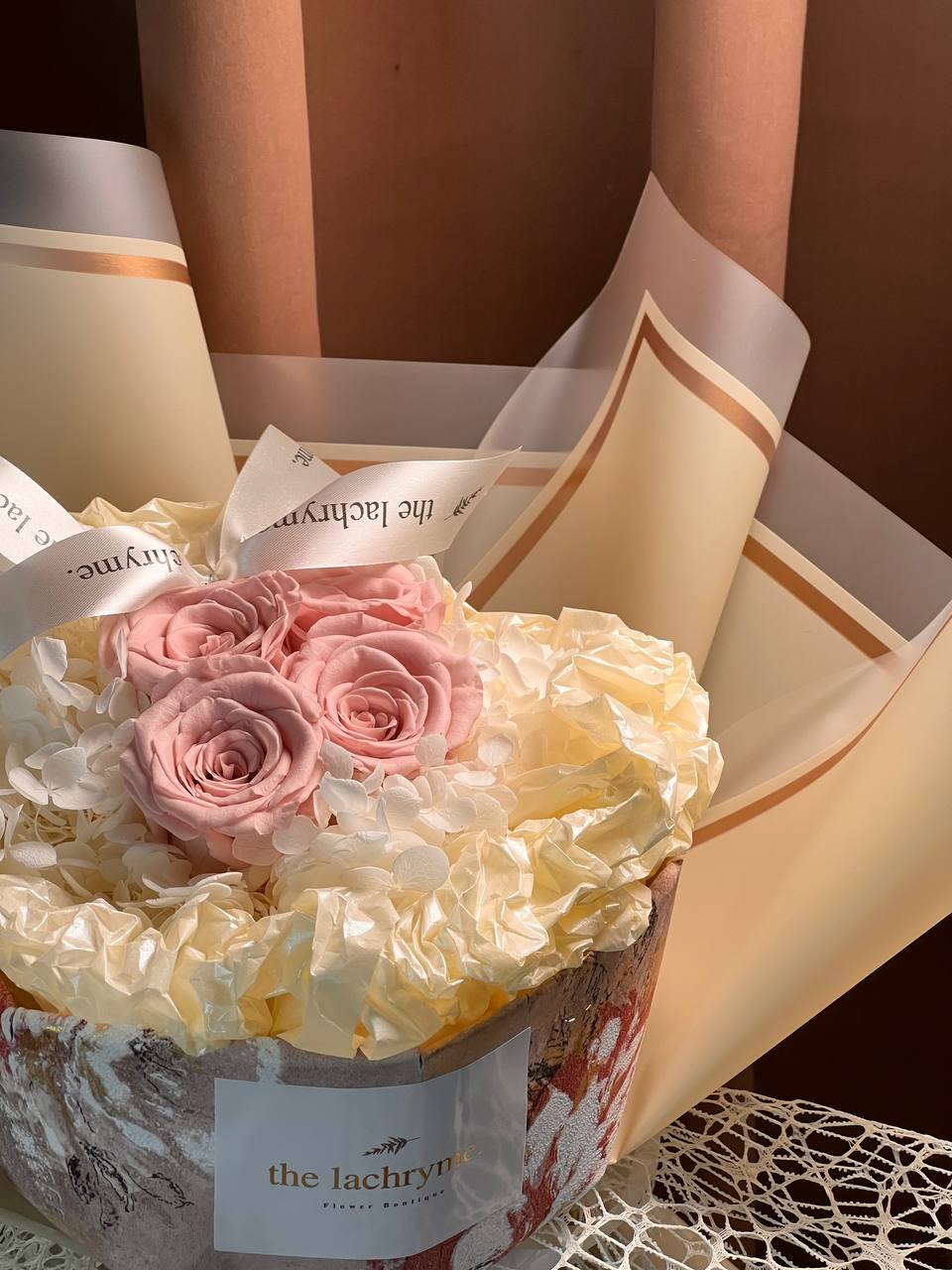 Canes in Pink | Preserved Roses | Round Blooms in Grand – The Lachryme